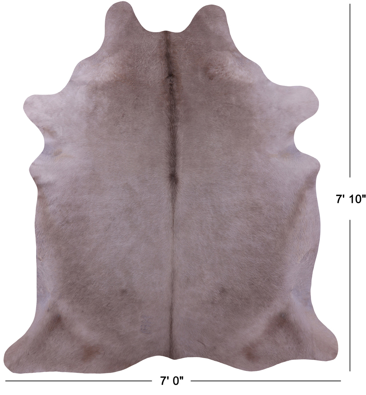 Champagne Natural Cowhide Rug - XX-Large 7' 10"H x 7' 0"W