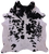 Black & White Natural Cowhide Rug - XX-Large 8' 1"H x 7' 0"W