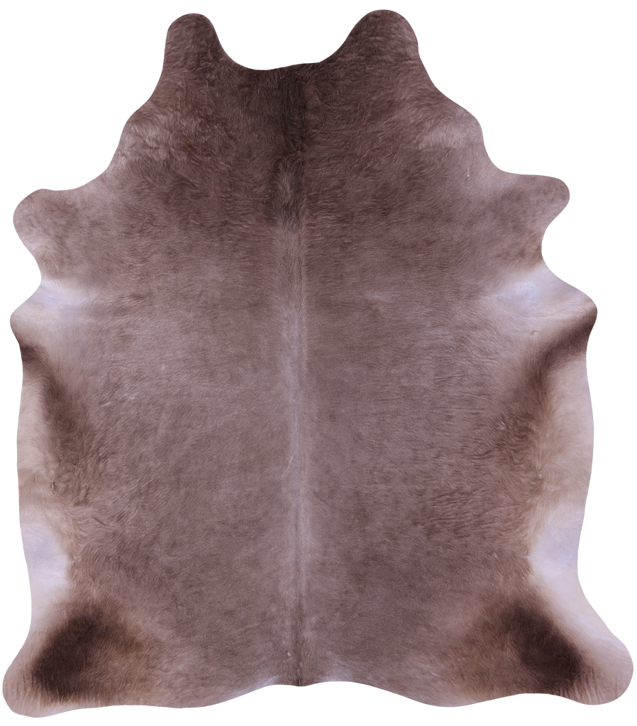 Champagne Natural Cowhide Rug - XX-Large 7' 6"H x 6' 7"W