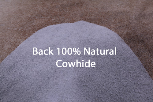Light Brindle Natural Cowhide Rug - XX-Large 8' 1
