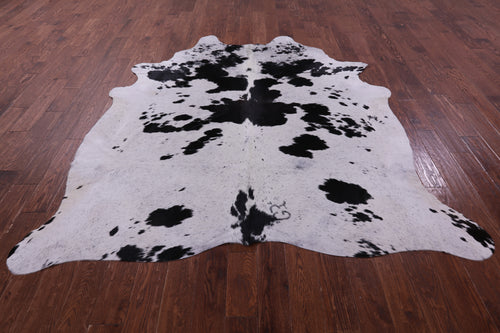 Black Salt & Pepper Natural Cowhide Rug - XX-Large 8' 0