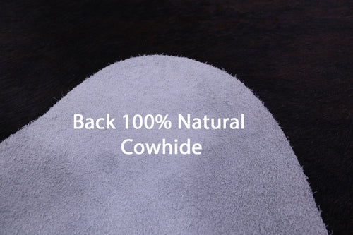 Dark Brindle Natural Cowhide Rug - XX-Large 8' 0