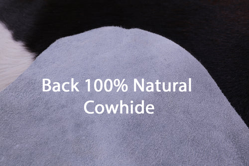 Dark Brown Natural Cowhide Rug - XX-Large 7' 7