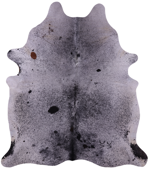 Black Salt & Pepper Natural Cowhide Rug - XX-Large 8' 0