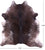Brown Salt & Pepper Natural Cowhide Rug - XX-Large 7' 6"H x 7' 0"W