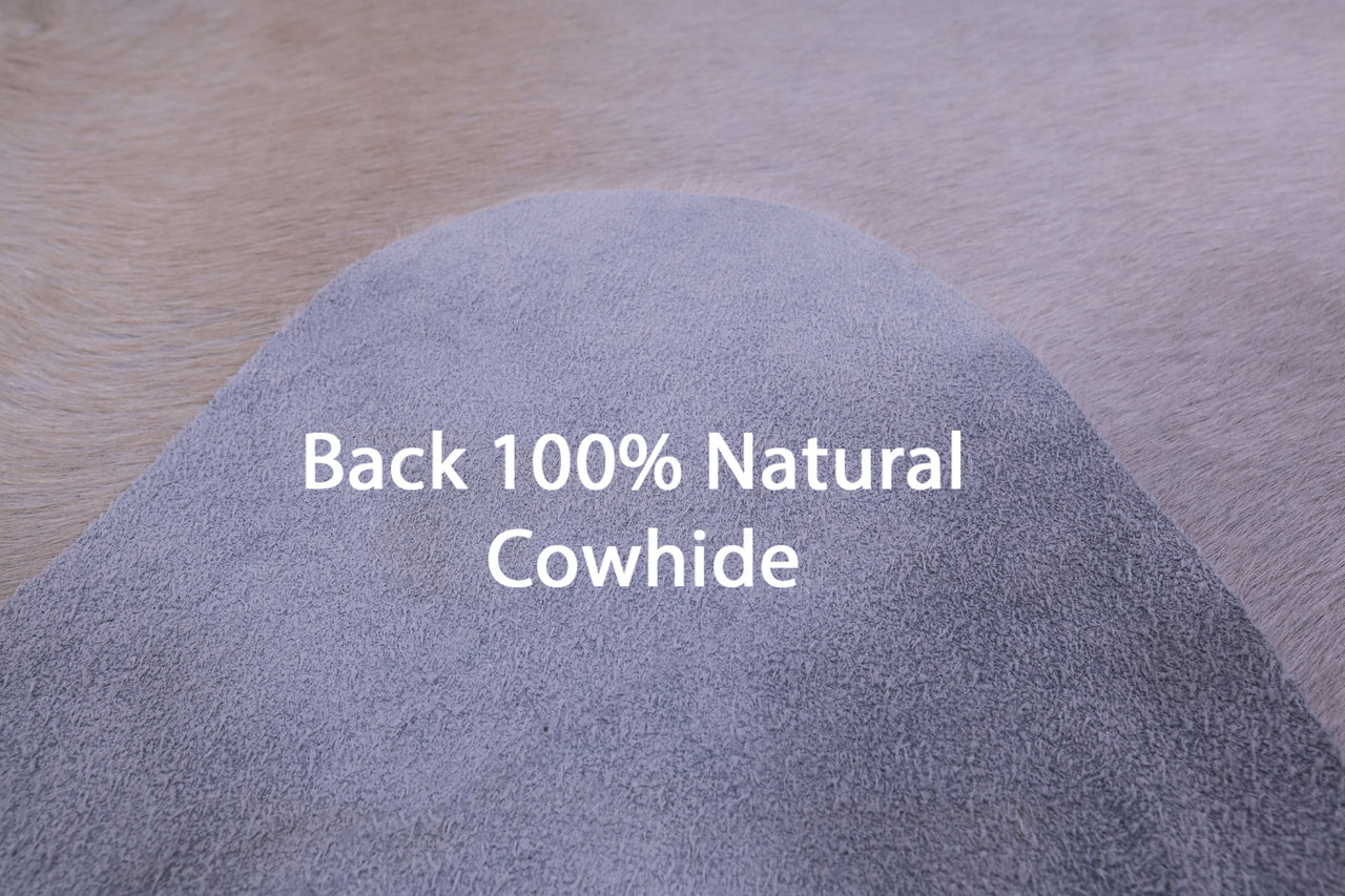 Beige Natural Cowhide Rug - XX-Large 8' 2"H x 6' 5"W