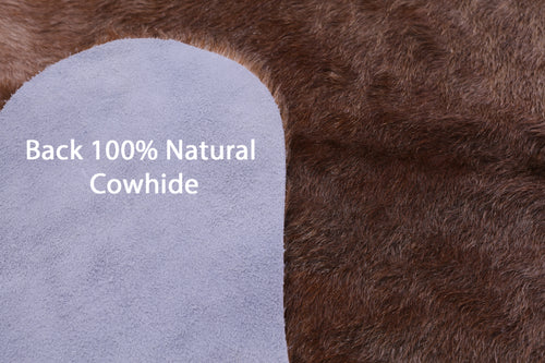 Brown Natural Cowhide Rug - XX-Large 8' 2