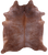 Brown Natural Cowhide Rug - XX-Large 8' 2"H x 7' 0"W