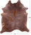 Brown Natural Cowhide Rug - XX-Large 8' 2"H x 7' 0"W