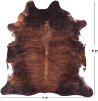 Thumbnail for Brown Natural Cowhide Rug - XX-Large 7' 8