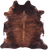 Brown Natural Cowhide Rug - XX-Large 7' 8"H x 7' 5"W