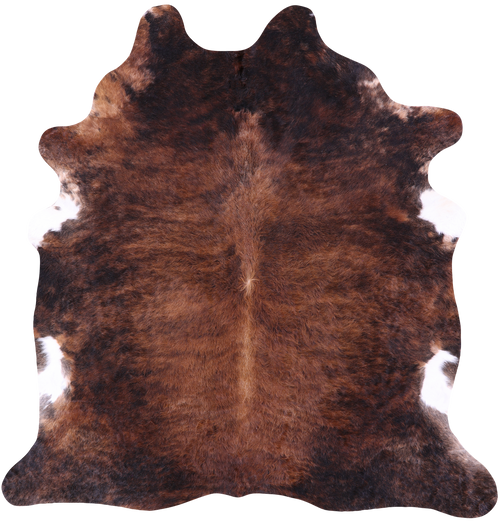 Brown Natural Cowhide Rug - XX-Large 7' 8
