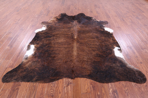 Brown Natural Cowhide Rug - XX-Large 7' 8