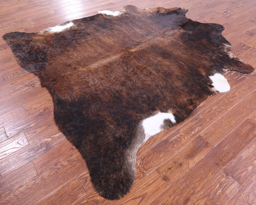 Brown Natural Cowhide Rug - XX-Large 7' 8