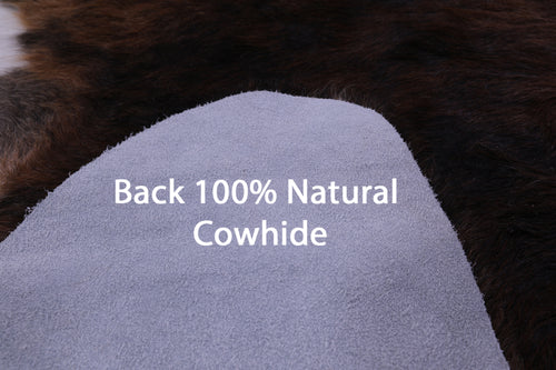 Brown Natural Cowhide Rug - XX-Large 7' 8
