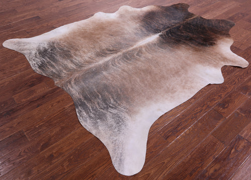 Light Brindle Natural Cowhide Rug - XX-Large 8' 0