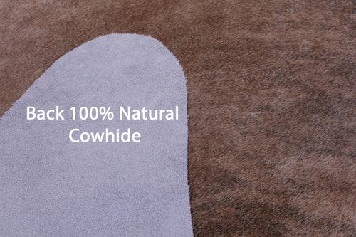 Light Brindle Natural Cowhide Rug - XX-Large 8' 0