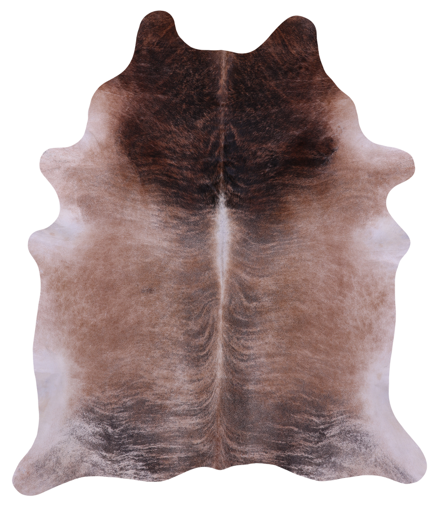 Light Brindle Natural Cowhide Rug - XX-Large 8' 0"H x 6' 8"W