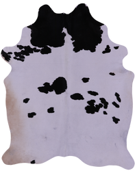 Thumbnail for Black & White Natural Cowhide Rug - XX-Large 8' 5