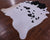 Black & White Natural Cowhide Rug - XX-Large 8' 5"H x 6' 10"W