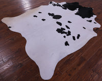 Thumbnail for Black & White Natural Cowhide Rug - XX-Large 8' 5