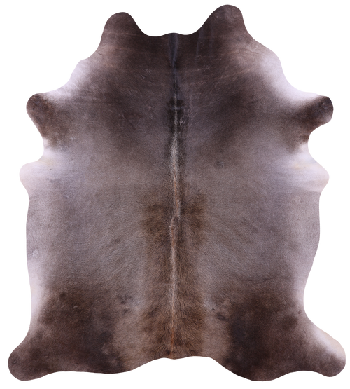 Grey Natural Cowhide Rug - X-Large 7' 1