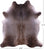 Grey Natural Cowhide Rug - X-Large 7' 1"H x 6' 4"W