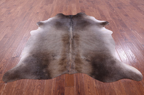 Grey Natural Cowhide Rug - X-Large 7' 1