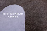 Thumbnail for Grey Natural Cowhide Rug - X-Large 7' 1