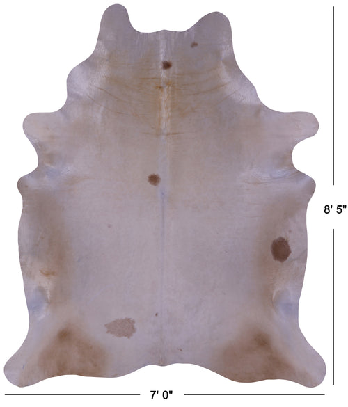 Champagne Natural Cowhide Rug - XX-Large 8' 5