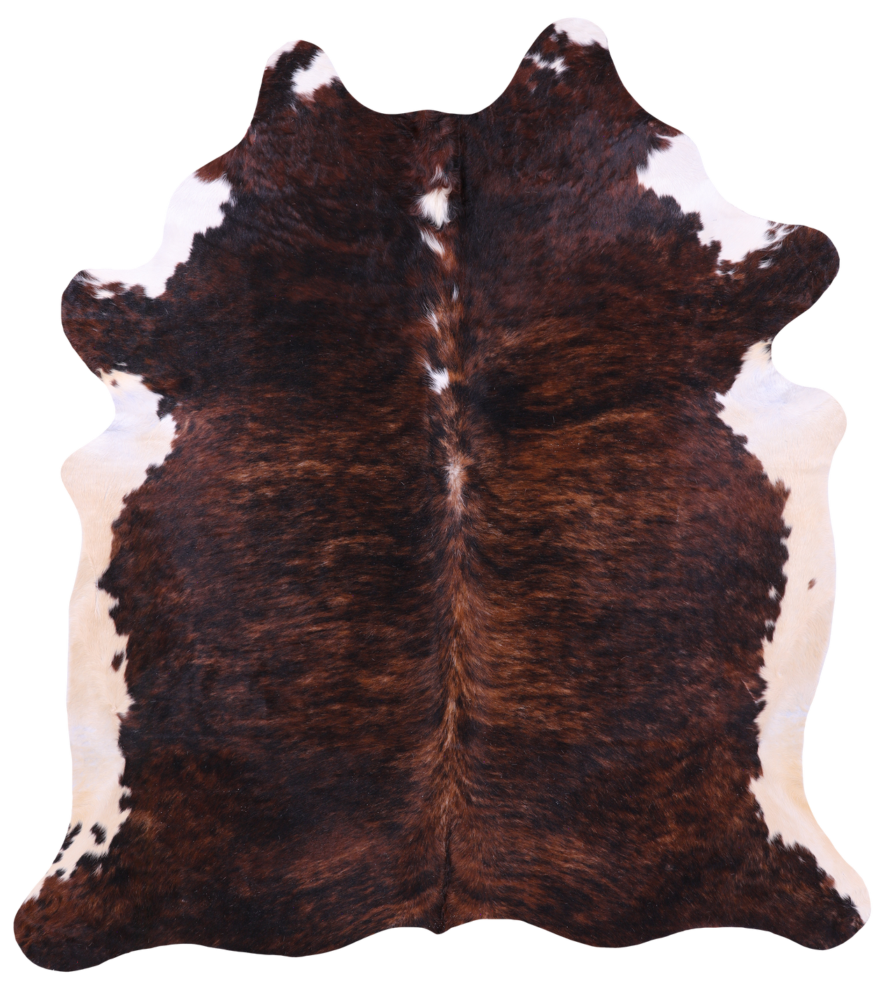 Brindle Natural Cowhide Rug - XX-Large 7' 8"H x 6' 10"W