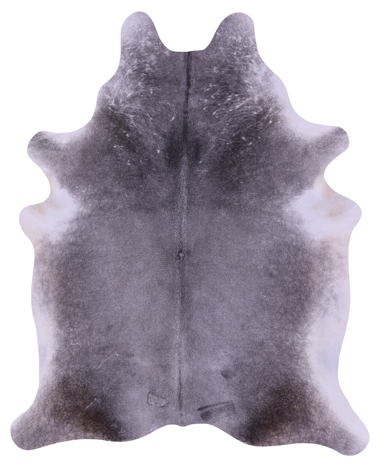 Grey Natural Cowhide Rug - XX-Large 7' 9"H x 6' 2"W