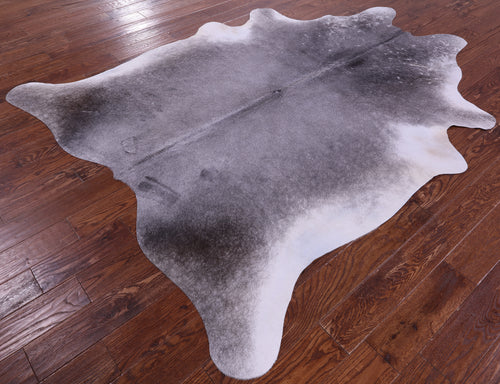 Grey Natural Cowhide Rug - XX-Large 7' 9