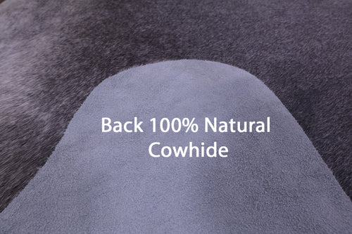 Grey Natural Cowhide Rug - XX-Large 7' 9