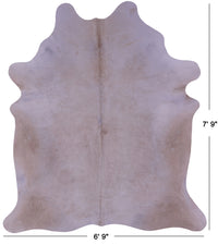 Thumbnail for Beige Natural Cowhide Rug - XX-Large 7' 9