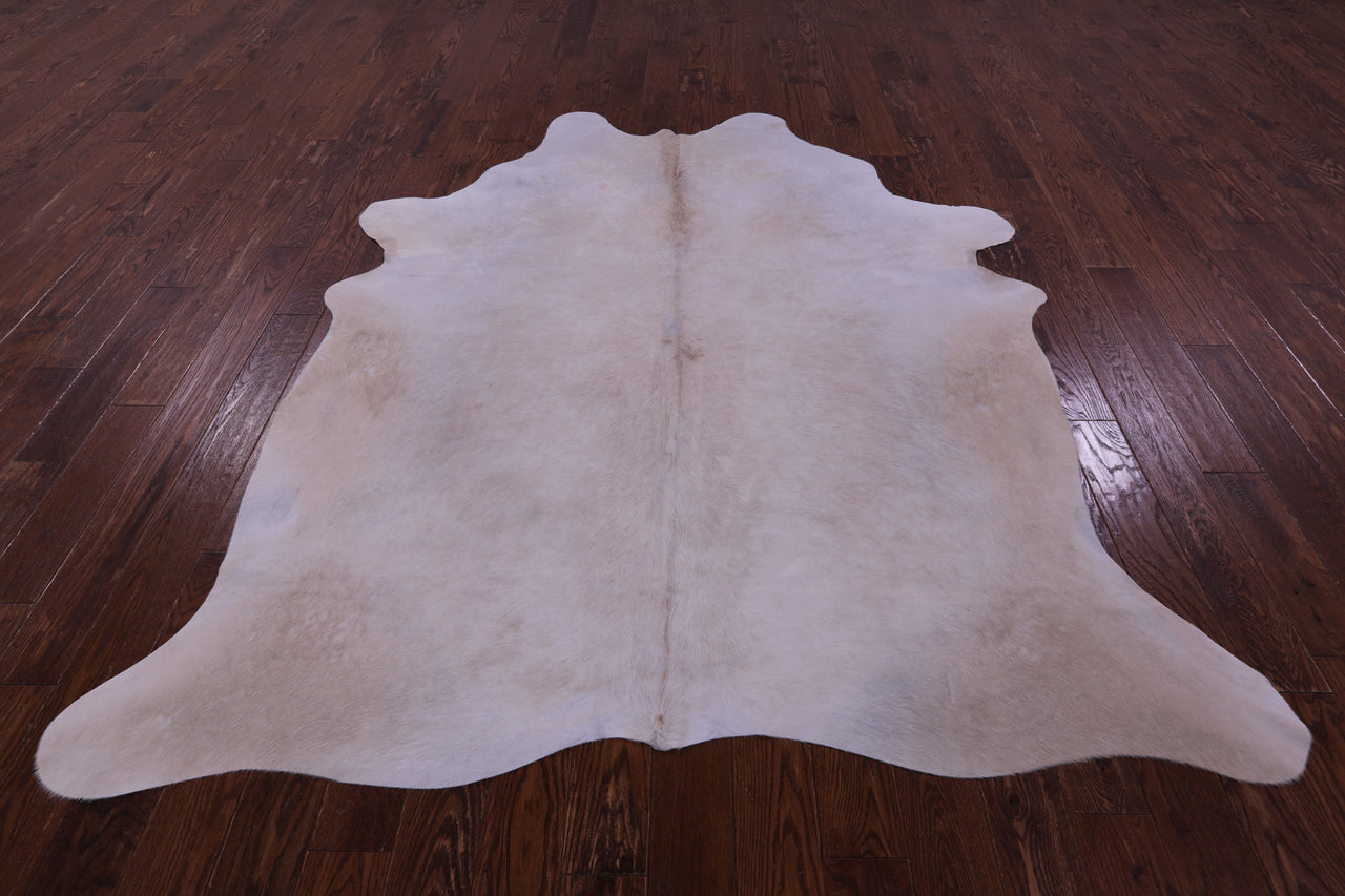 Beige Natural Cowhide Rug - XX-Large 7' 9"H x 6' 9"W