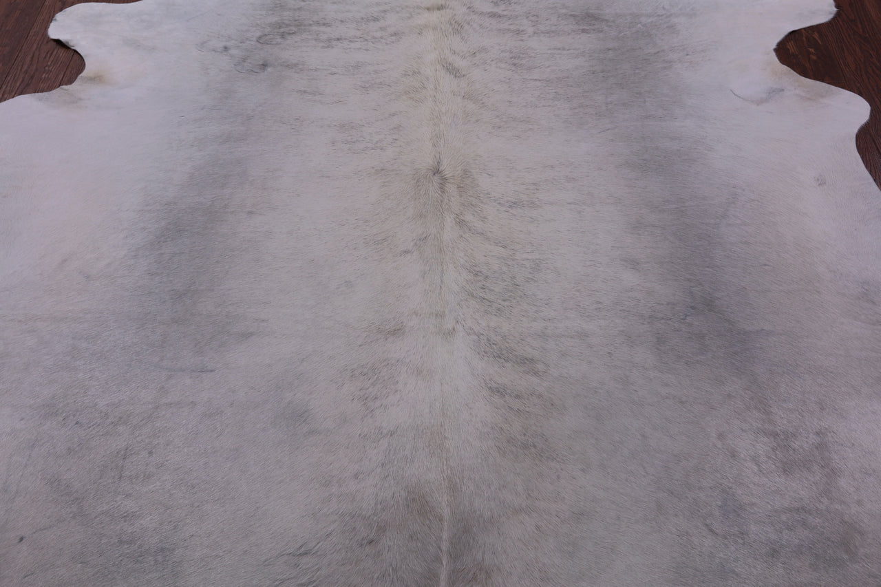 White Natural Cowhide Rug - XX-Large 8' 1"H x 7' 2"W