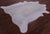 White Natural Cowhide Rug - XX-Large 8' 1"H x 7' 2"W