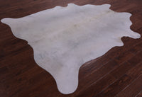 Thumbnail for White Natural Cowhide Rug - XX-Large 8' 1