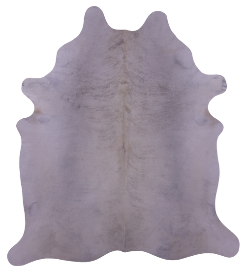 White Natural Cowhide Rug - XX-Large 8' 1