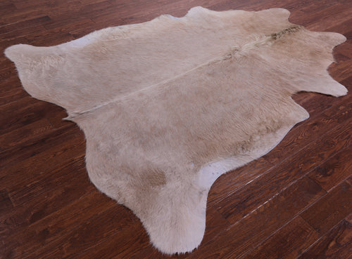 Champagne Natural Cowhide Rug - XX-Large 7' 7