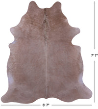 Thumbnail for Champagne Natural Cowhide Rug - XX-Large 7' 7