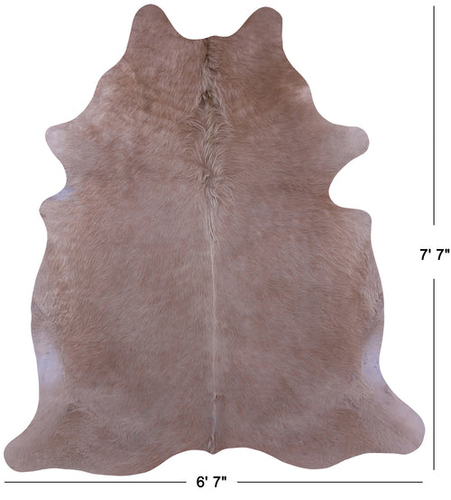 Champagne Natural Cowhide Rug - XX-Large 7' 7