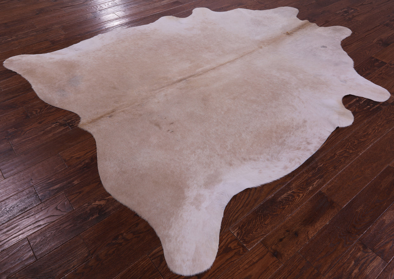 Beige Natural Cowhide Rug - XX-Large 8' 4"H x 7' 0"W