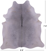Thumbnail for Grey Natural Cowhide Rug - XX-Large 7' 6