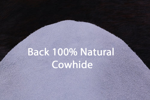 Dark Brindle Natural Cowhide Rug - XX-Large 8' 0