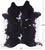 Black & White Natural Cowhide Rug - XX-Large 8' 0"H x 7' 0"W