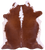 Brown & White Natural Cowhide Rug - XX-Large 7' 4"H x 6' 6"W