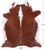 Brown & White Natural Cowhide Rug - XX-Large 7' 4"H x 6' 6"W