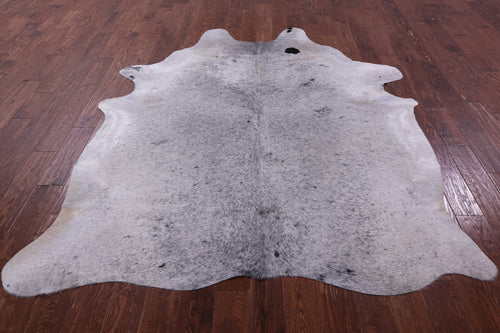Black Salt & Pepper Natural Cowhide Rug - XX-Large 7' 10